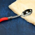 Stainless Steel Serving Spoon with plastic handle - Image 4