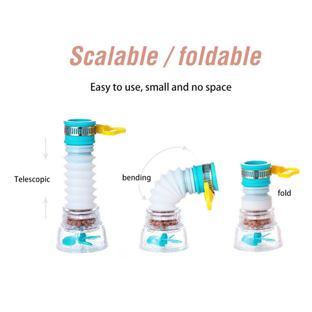 360 Degree Water Saving Faucet Expandable Water Valve Splash Regulator - Image 6