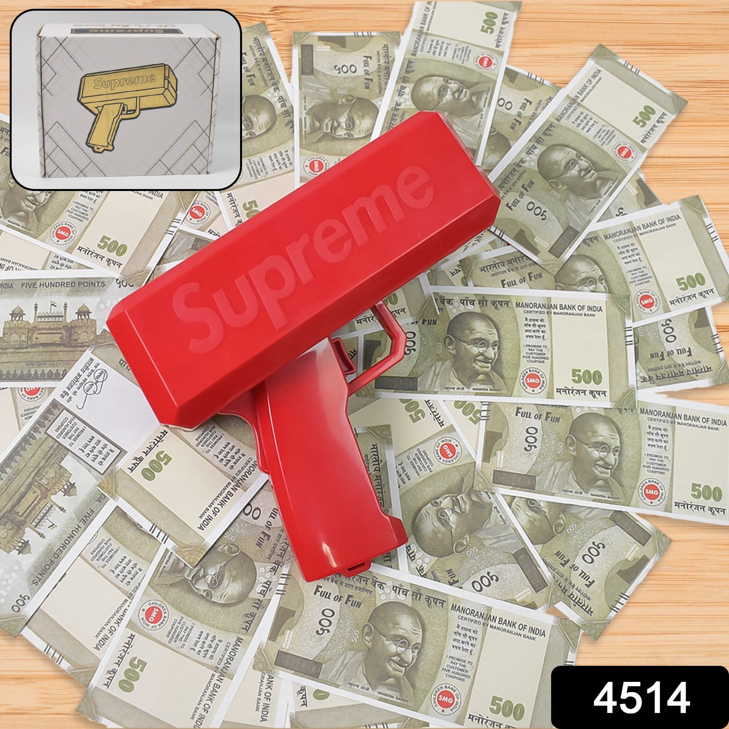 40f1d14e-ec41-49bd-b2ce-996a117e432d.jpg Money Gun Shooter Cash Spray for Party,Wedding, Birthday - Image 2