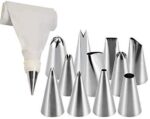 12 Piece Cake Decorating Set of Measuring Cup Oil Basting Brush - Image 4