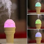 Ice Cream Design LED Humidifier for Freshening Air & Fragrance (Multicoloured) - Image 3
