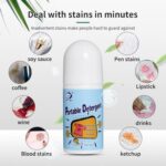 Clothes Stain Remover Bead Design Emergency Stain Rescue Roller Cleaner for Natural Fabric Removes Oil Almost All Types of Fabrics - Image 7