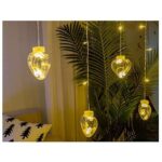8 Feet 12 Wish Heart Ball String LED Lights With Color Box for Home Decoration, Diwali & Wedding LED Christmas Light Indoor and Outdoor Light ,Festival Decoration  (Wishing Ball Warm White) - Image 3