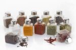 All New Square 16 Bottle Design 360 Degree Revolving Spice Rack Container Condiment, Pieces Set, Square Small Container - Image 4