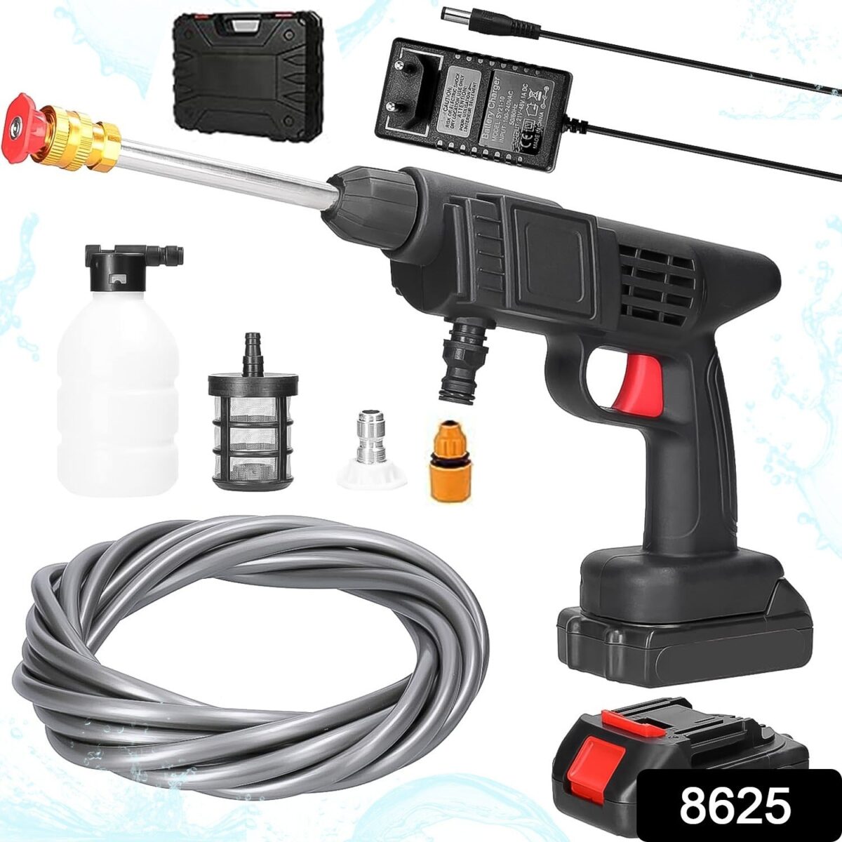 48V Car Washer Gun Wireless High Pressure Washer Water Spray Gun, Car washing Kit - Image 2