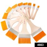 Artistic Flat Painting Brush - Set of 12 - Image 3