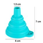 Silicone Funnel for Kitchen Use Oil Pouring Sauce Water Juice - Image 3