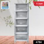 Multi-Purpose Anti-Slip 5 Layer Modular Drawer Storage System - Image 2