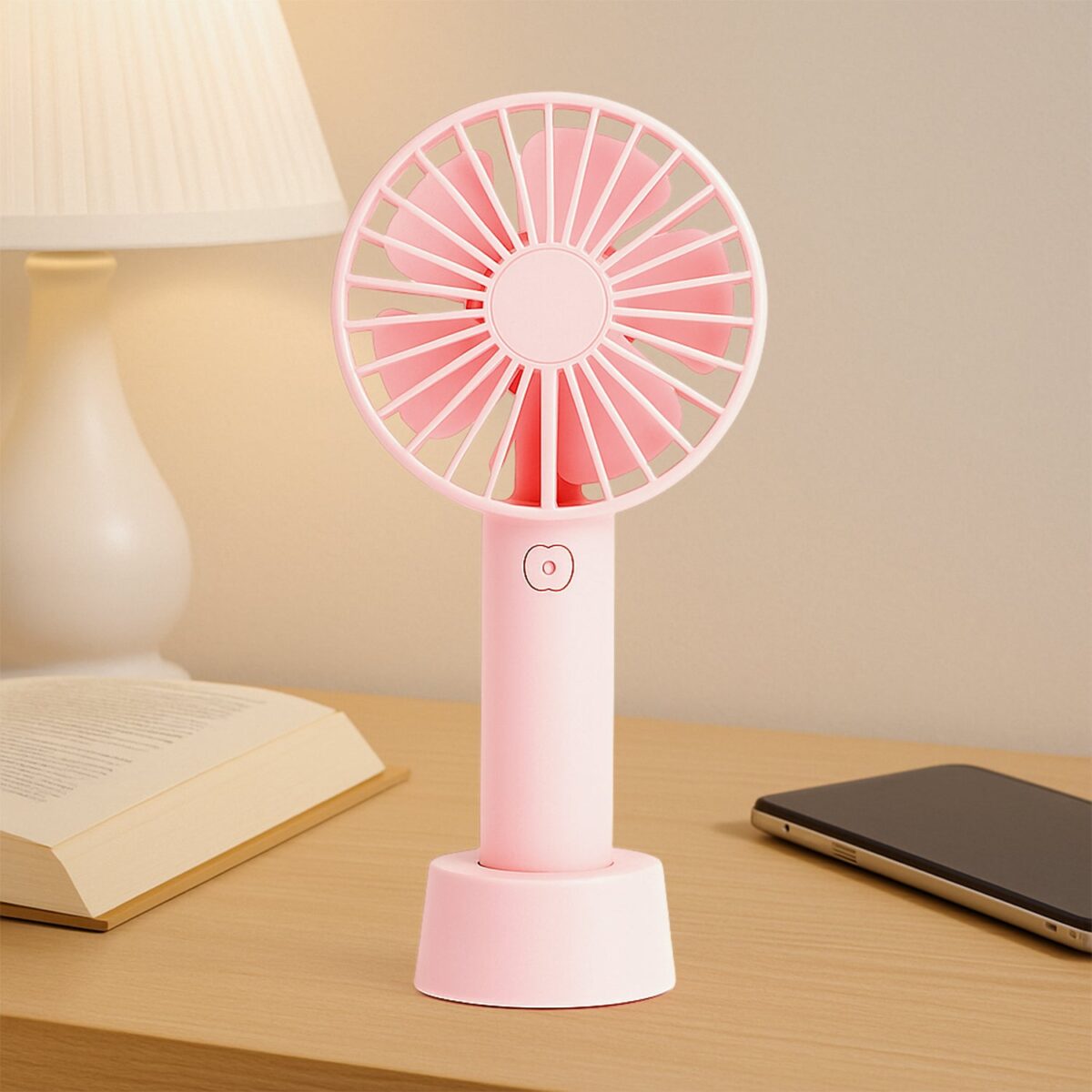 Portable Handheld Fan used in summers in all kinds of places including household and offices etc.(Battery Not Include) - Image 1