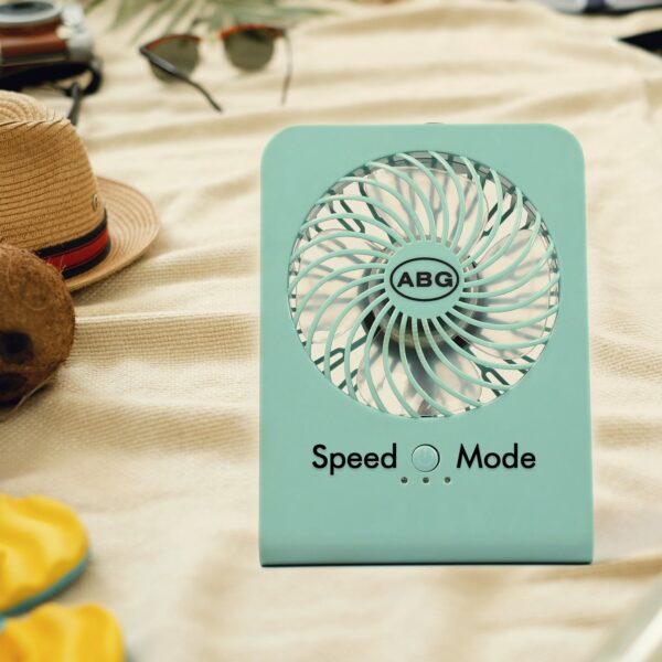 Portable Desk Fan â€“ Big Table Fan with 3-Speed Settings for Office, School & Home (Battery Not Included)