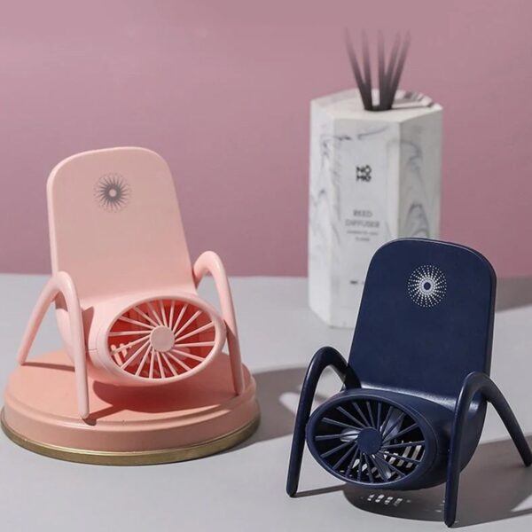 Portable Mobile Phone Holder Fan â€“ Handheld, Multi-Function (Battery Not Include)