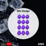 Mix design Ice Trays for Freezer with Easy to Release Flexible Silicone shape ice cavity. - Image 2