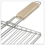 Kitchen Square Roaster Grill Barbecue Grill with Wooden Handle - Image 4