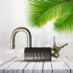 Heavy-Duty Iron Padlock â€“ 82mm Black Spray Lock with Brass Core & 5 Keys, Waterproof & Anti-Theft - Image 6