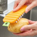Carrot-Shaped Non-Toxic Vegetable Scrubbing Brush for Fruits & Veggies - Image 11