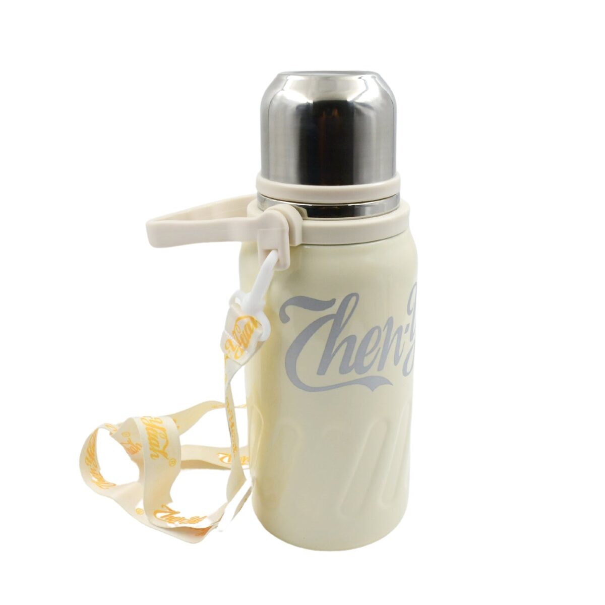 Stainless Steel Vacuum Insulated Water Bottle | Leak Proof Flask for Tea Coffee | With Steel Cup - Image 4