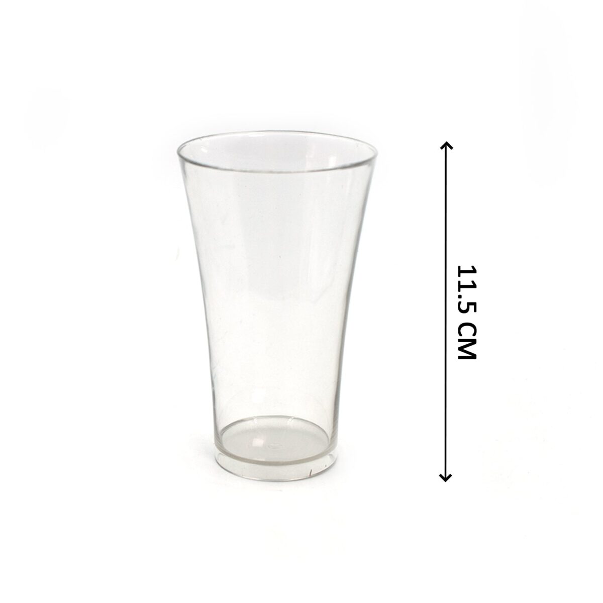 Plastic Drinking Glass Juice Glass Water Glass Set of 6 Transparent Glass - Image 7