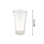 Plastic Drinking Glass Juice Glass Water Glass Set of 6 Transparent Glass - Image 7