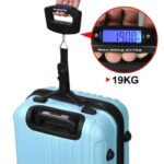 Black Digital Portable Luggage Scale with LCD Backlight (50 kg) - Image 3