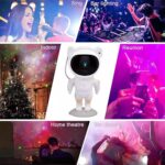 Robot Sky Space Stars Light Astronaut Galaxy Projector, Night lamp, Bedroom, Kids, Projector, Remote Control, Star Projector Will Take Children's to Explore The Vast Starry Sky for Adults, raksha bandhan, Diwali Gift - Image 6