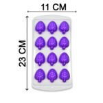 Mix design Ice Trays for Freezer with Easy to Release Flexible Silicone shape ice cavity. - Image 5
