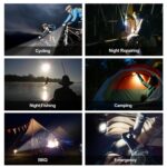 Mini Rechargeable Keychain Flashlight - 4 Light Modes with Folding Bracket & Magnetic Base - Image 4