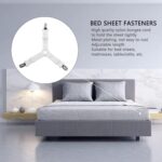 Adjustable Triangle Elastic Suspenders Gripper Holder Straps Clip for Bed Sheets (4 Pc) - Image 6