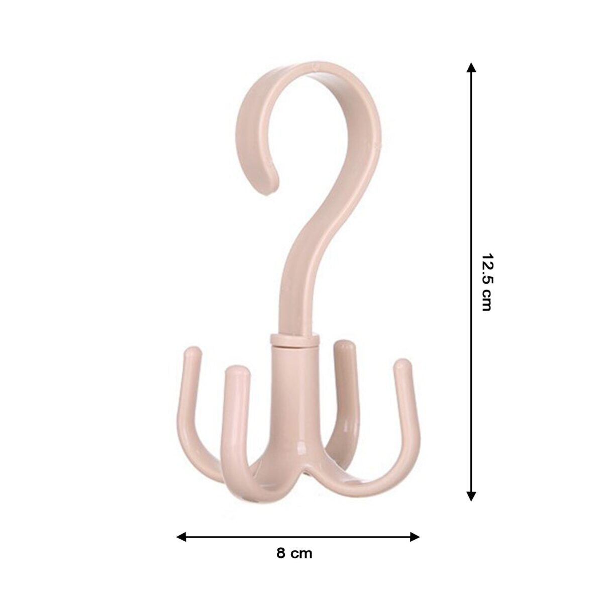 4-Claw Multi-Function 360 Degree Rotatable Purse Rack Handbag Hanger Hook - Image 5