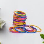 2-Inch Unbreakable Nylon Rubber Bands â€“ Reusable Multicolor for Office, Home & School (50GM), Hair accessories - Image 4