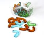 Glass Gem Stone, Flat Round Marbles Pebbles for Vase Fillers, Attractive pebbles for Aquarium Fish Tank. - Image 6