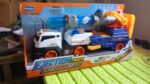 Large Truck Toys Include 2 Racing Cars+4 Ball, with Light & Sounds (Battery Not Included) - Image 8