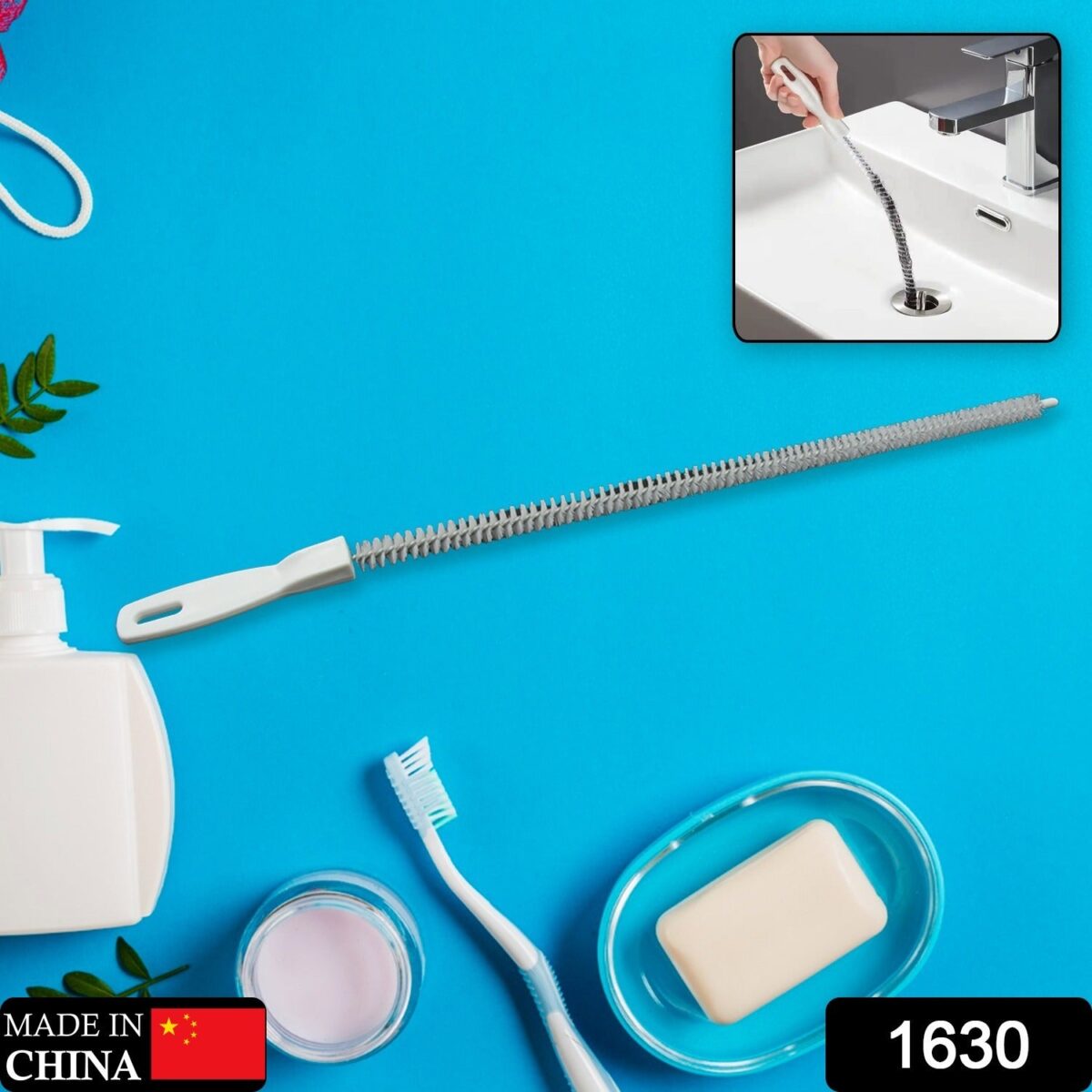 One Tool for All Drains! Kitchen, Sink, Shower Clog Remover (47cm) - Image 2