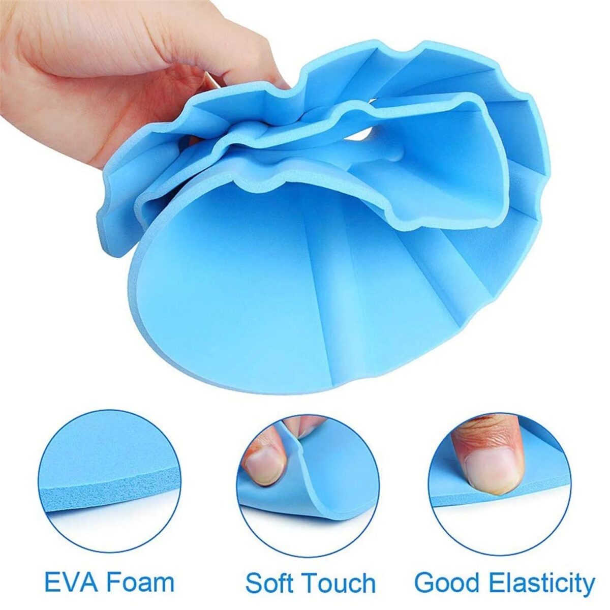 Adjustable Soft Baby Bath Cap Ã¢â‚¬â€œ Protects Hair, Eyes & Ears - Image 5
