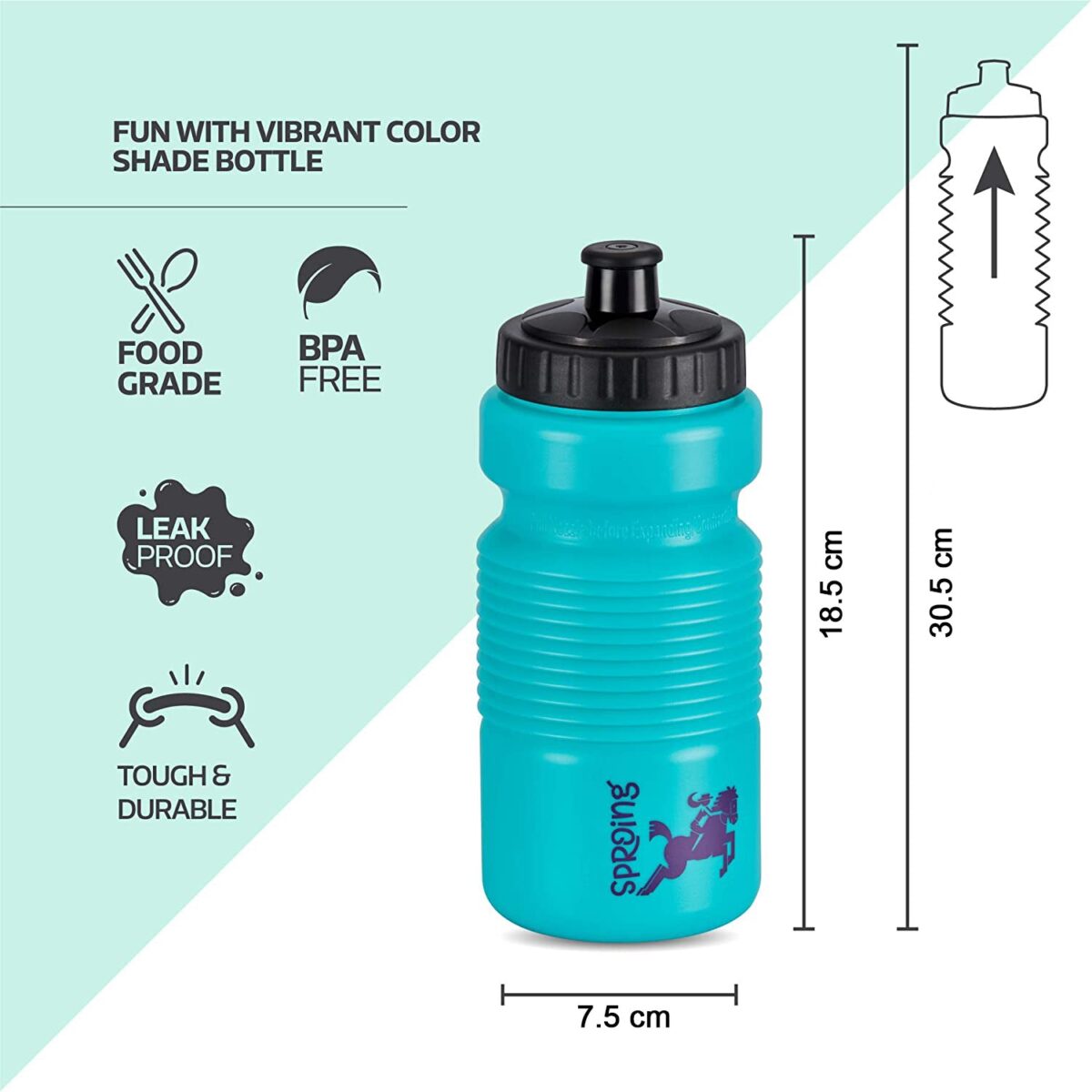 Pull N Stretch Water Bottle for storing drinking water used in many places like school, colleges etc. - Image 6
