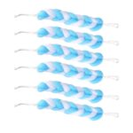 Hanging Bath Shower Long Loofah Sponge Pouf Body Scrubber (pack of 6) - Image 4