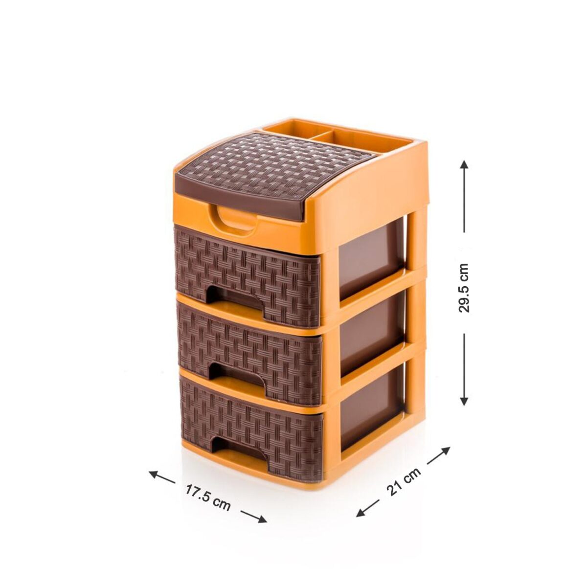 Mini 3 Layer D Storage used in all kinds of household and official places for storing of various types of stuffs and items etc. - Image 5