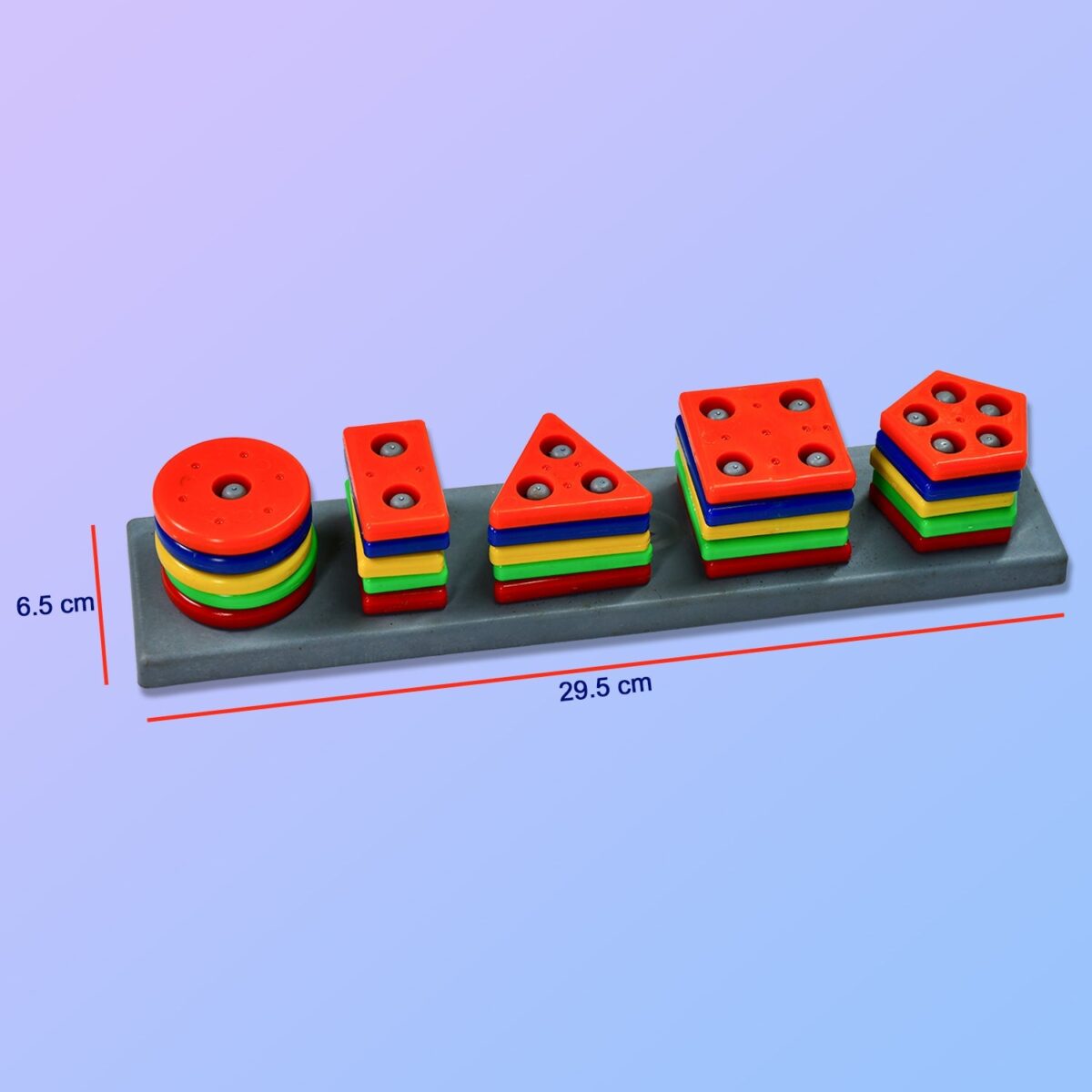 Geometric Brick - 5 Angle Matching Column Blocks for Kids - Preschool Educational Learning Toys. - Image 5