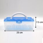 Plastic Kitchen Refrigerator Egg Storage 12 Grid 1 Layer Egg Container - Image 5