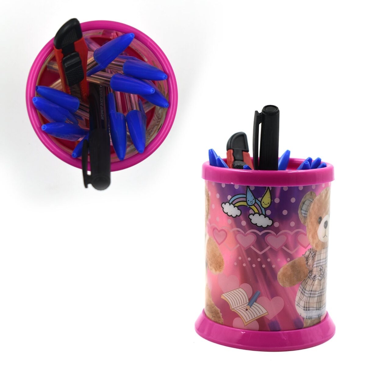 Perfect Writing Partner for Kids | Budget Friendly Stick Ball Point Pens (Pack of 10Pcs With DIY Stand) - Image 5