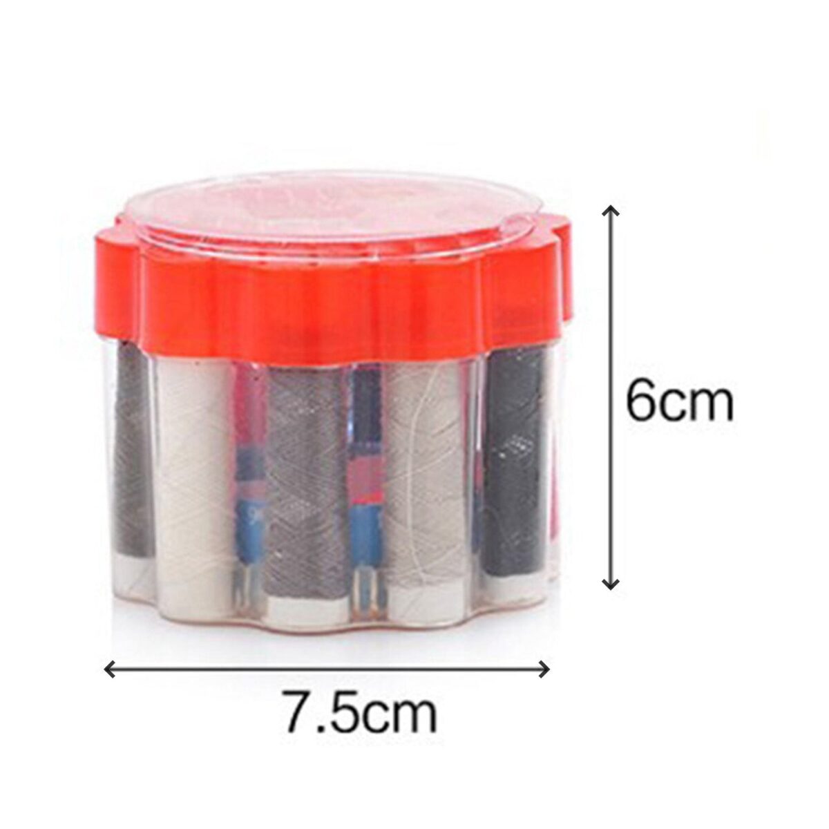 24 Pc Sewing Box used in storing of thread roles and sewing stuff including all home purposes. - Image 5