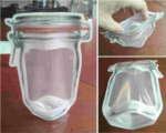 Reusable Airtight Seal Plastic Food Storage Mason Jar Zipper (500ml) - Image 7