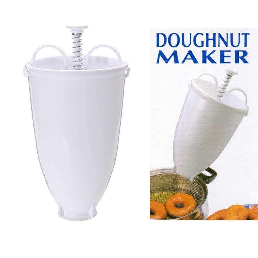 51YQQXvGwbL._SL1000_85990a74-38ae-42b9-acf6-7e4a87af55ac.jpg Mini Donut Maker Dispenser - Plastic Vada / Meduwada Maker - Image 6