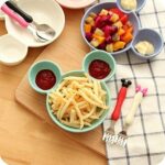 Mickey Shaped Kids / Snack Serving Sectioned Plate - Image 8