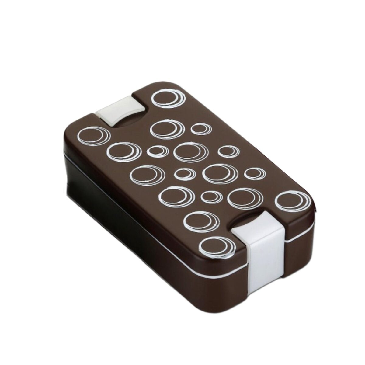 Airtight Lunch Box - 2 Compartment, Leak-Proof, Food-Grade Material, Modern Compact Design with Spoon - Image 1