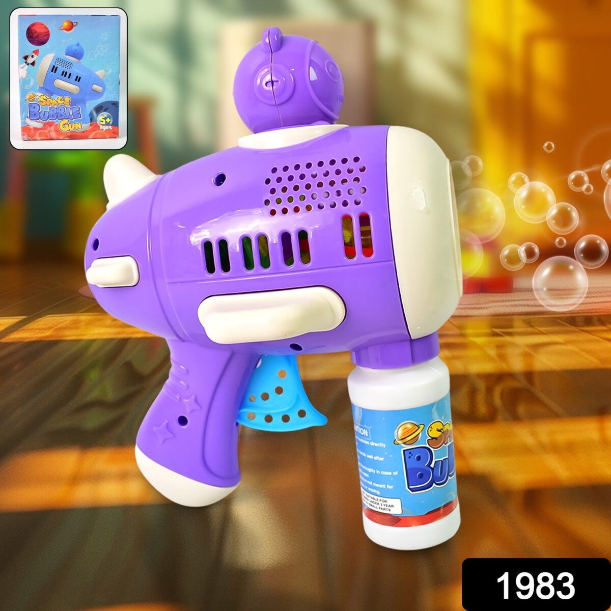 Space Bubble Gun Toy For Kids (with Solution) - Image 2