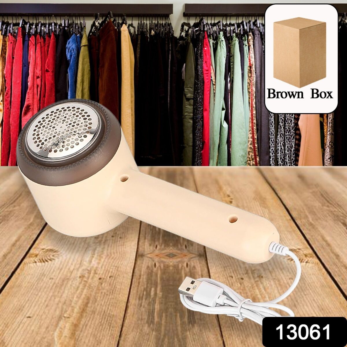 Portable Lint Remover with USB Power Cable (1 Pc) - Image 2