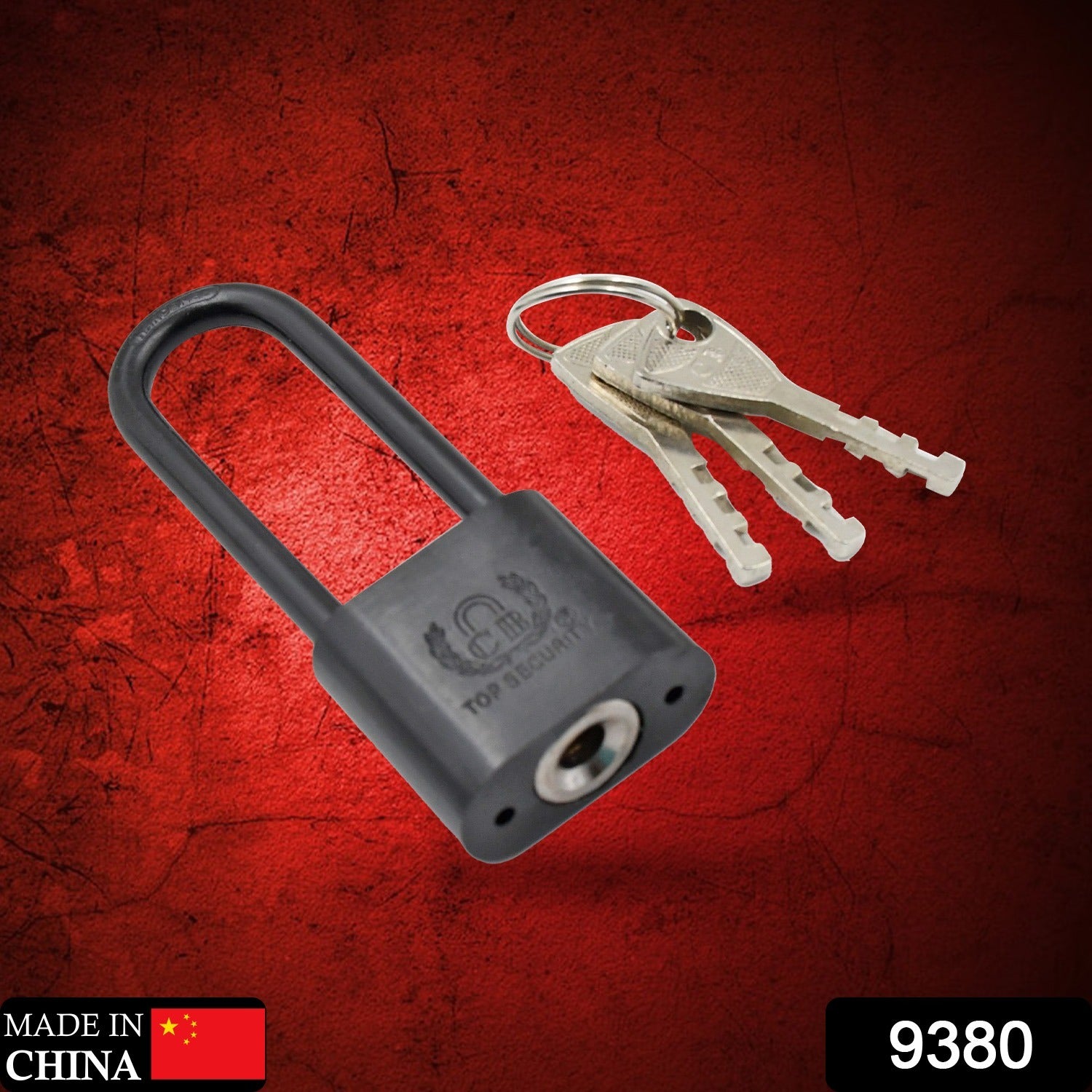 57cbdeb6-902d-413b-b57f-34a8deaf4058.jpg Lock with Key Metal Locker 1 Set Padlock Mini Padlock Beam Plastic, Copper Alloy, Iron Alloy Black Metal Storage Cabinet Safety Padlock 3 Additional keys (1 pc) - Image 2