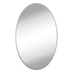 SMALL OVAL FRAME LESS MIRROR WALL STICKER FOR DRESSING - Image 4