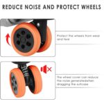 Silicone Luggage Wheel Covers â€“ Noise Reduction & Protection (8 Pcs) - Image 4