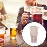 Plastic Drinking Glass Juice Glass Water Glass Set of 6 Transparent Glass - Image 3